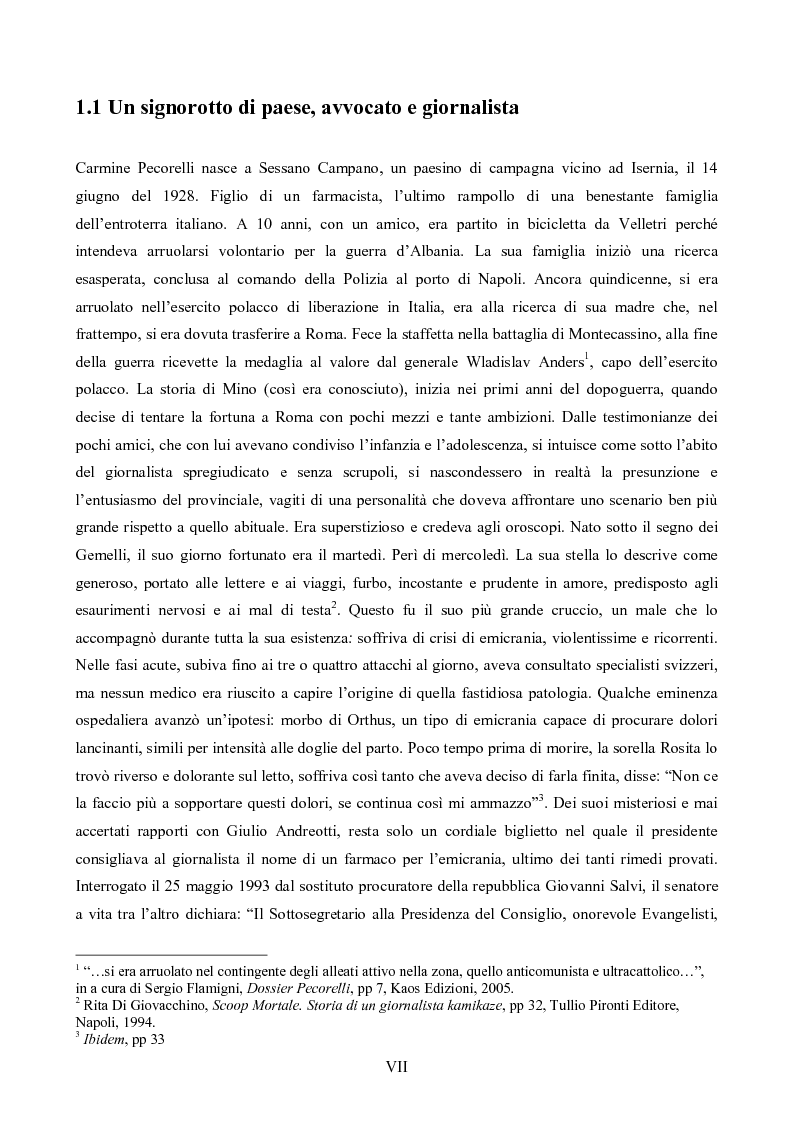 Anteprima della tesi: L'Op e Mino Pecorelli: un giornalismo tra investigazione e mistero, Pagina 4