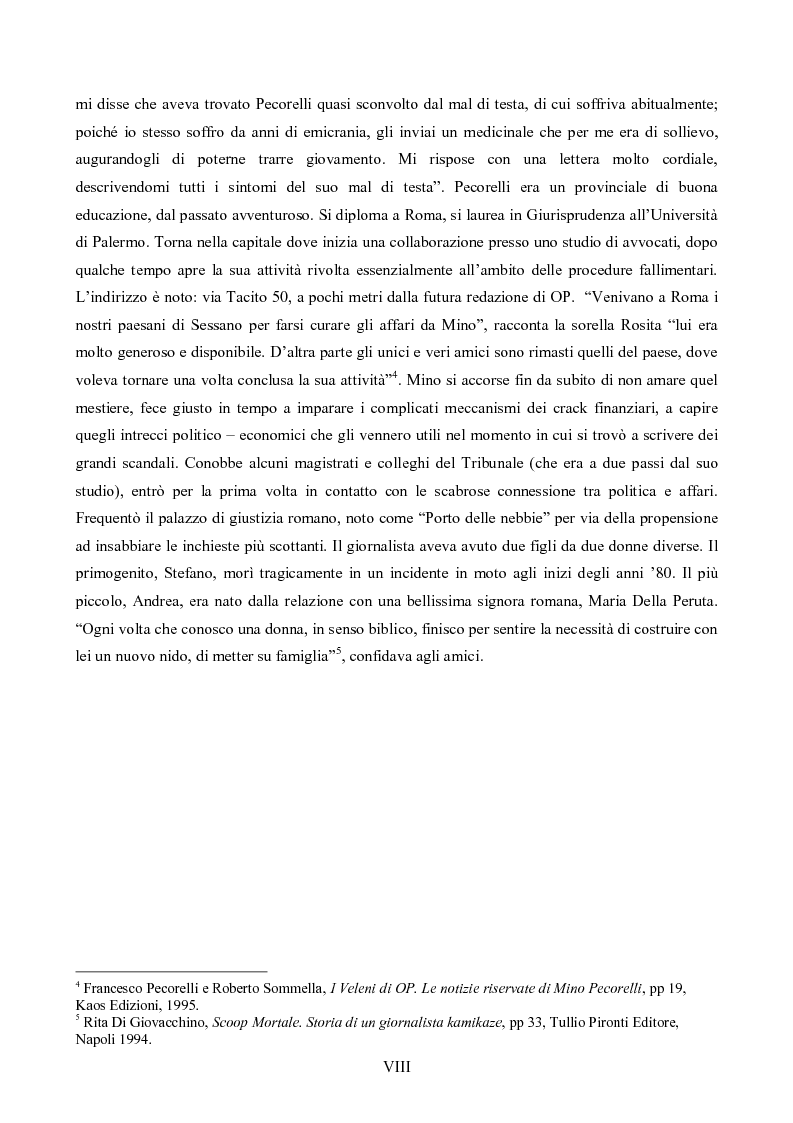 Anteprima della tesi: L'Op e Mino Pecorelli: un giornalismo tra investigazione e mistero, Pagina 5