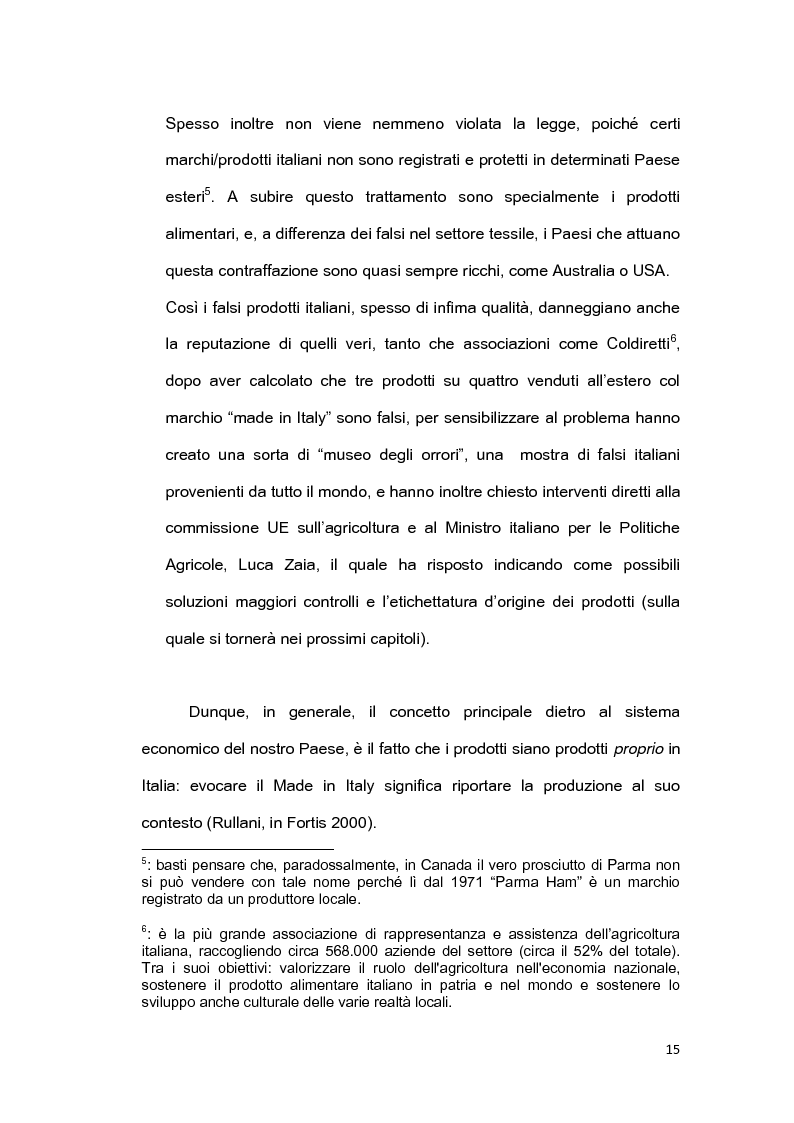 Anteprima della tesi: Il brand 'Made in Italy', Pagina 12