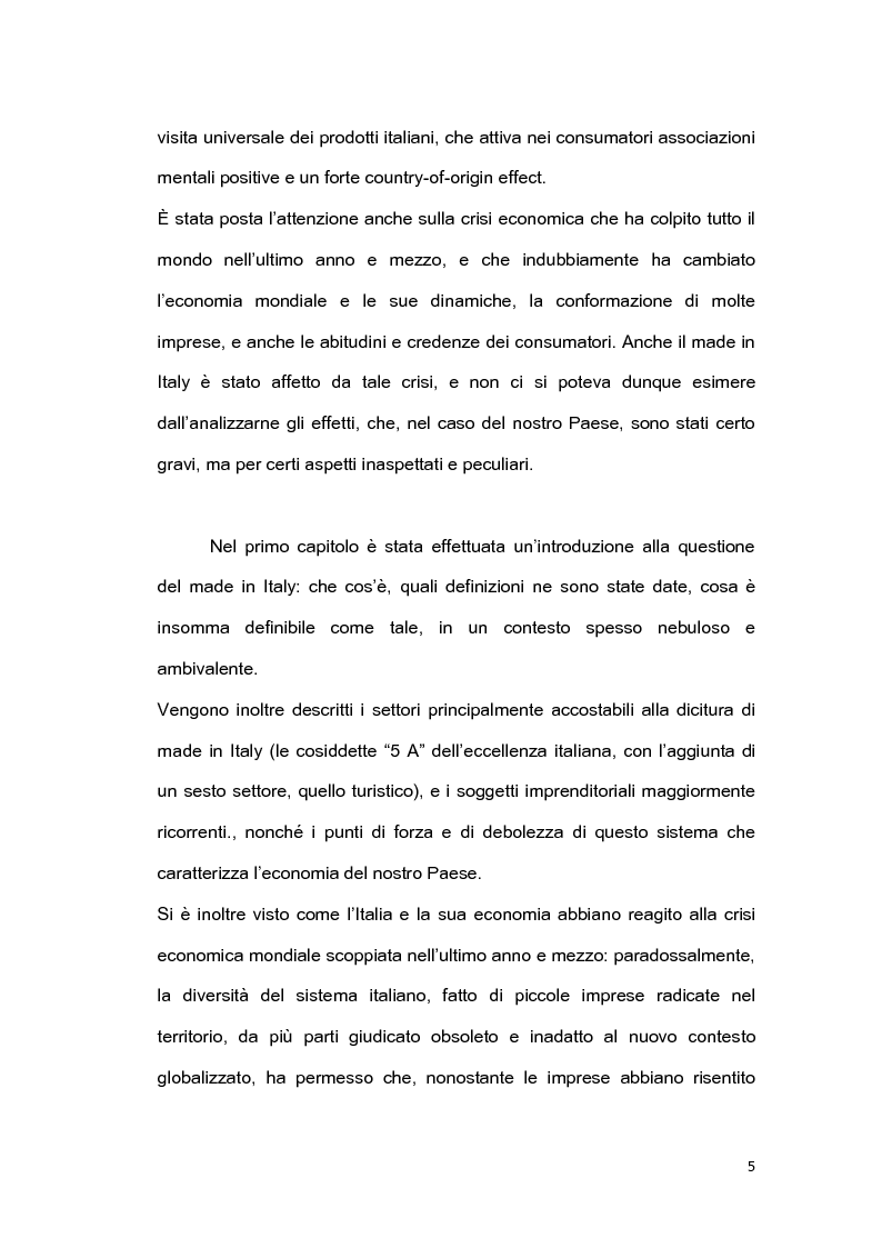 Anteprima della tesi: Il brand 'Made in Italy', Pagina 2