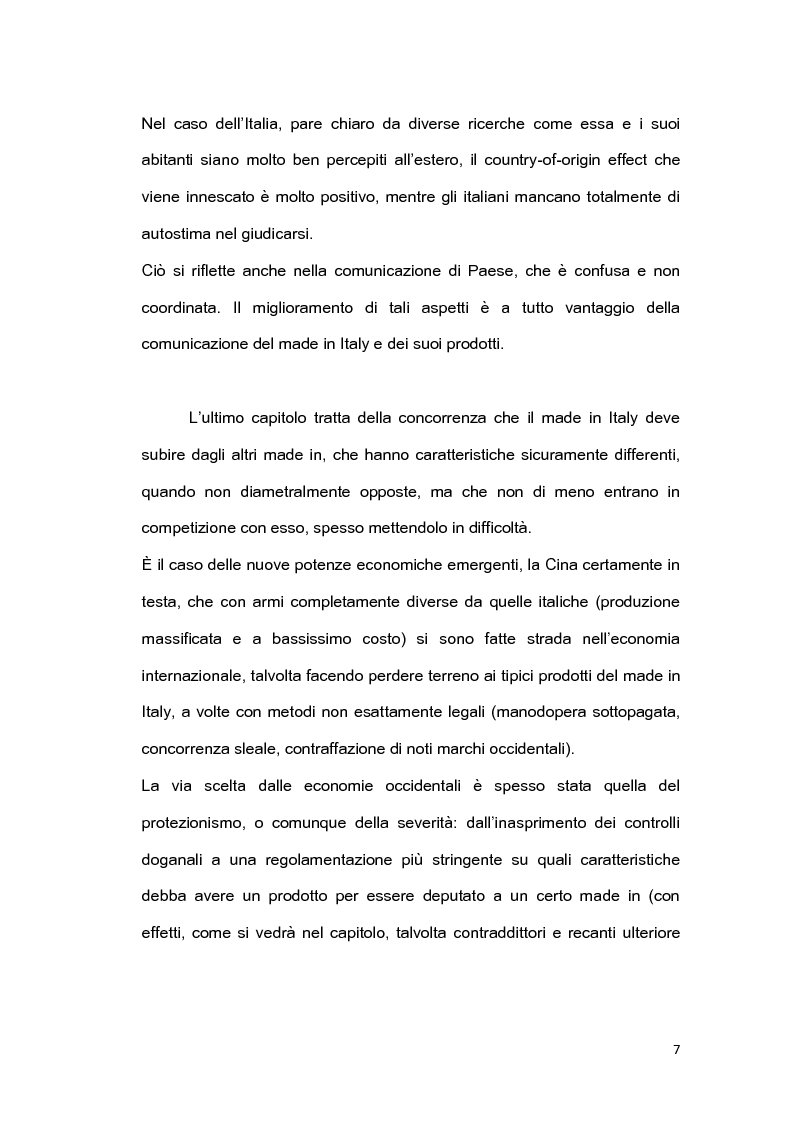 Anteprima della tesi: Il brand 'Made in Italy', Pagina 4