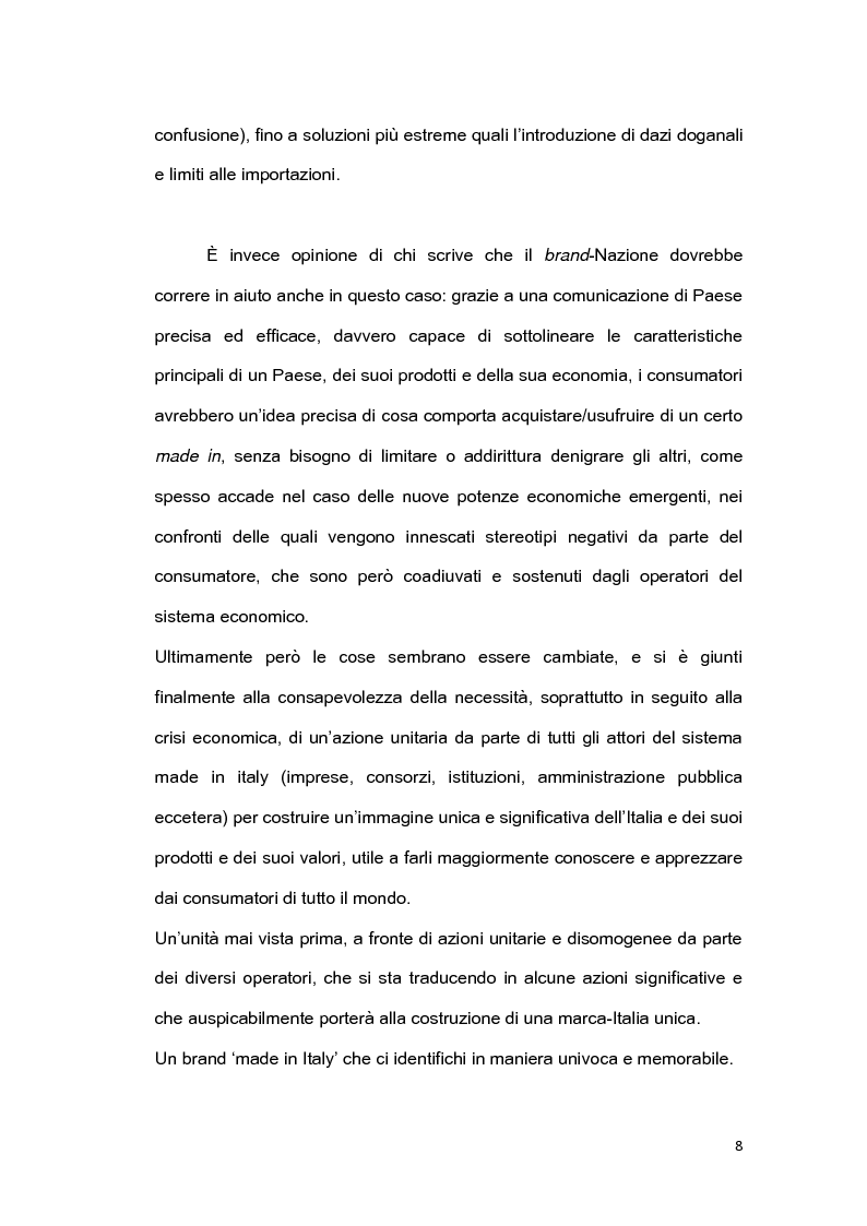Anteprima della tesi: Il brand 'Made in Italy', Pagina 5