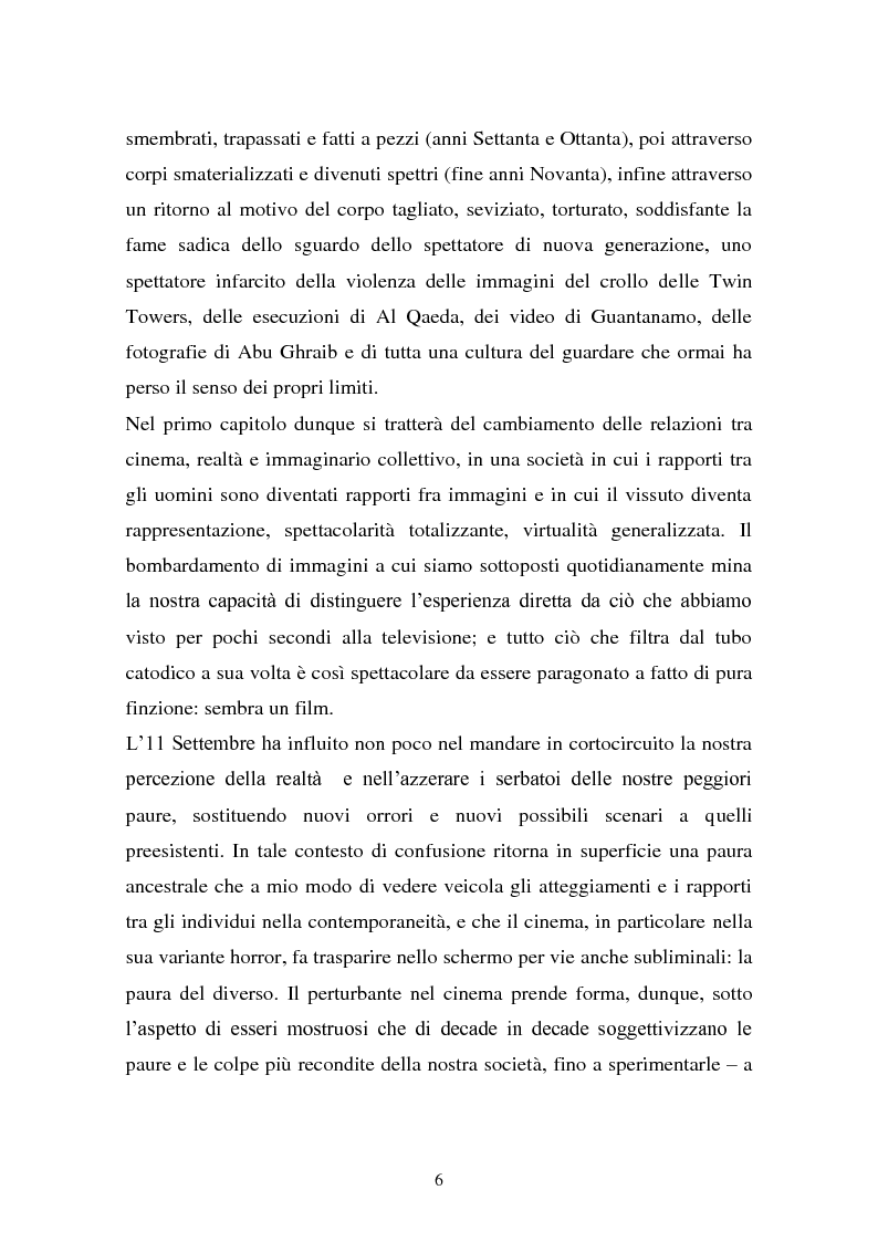Anteprima della tesi: Orme dell'ossessione - Temi e forme dell'espressione fobica nel New Horror a Hollywood dal disfacimento del corpo e del reale al sadovoyeurismo della contemporaneità, Pagina 2
