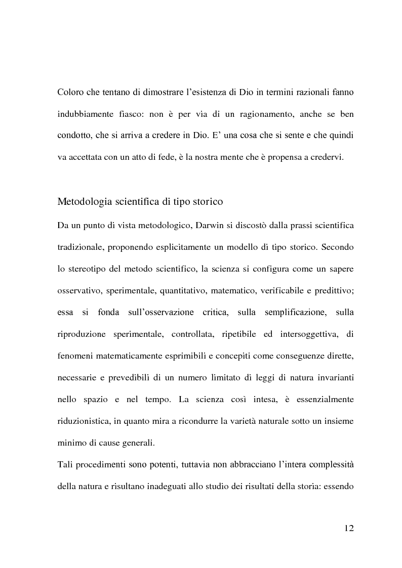 Anteprima della tesi: Evoluzionismo Vs Creazionismo, Pagina 4