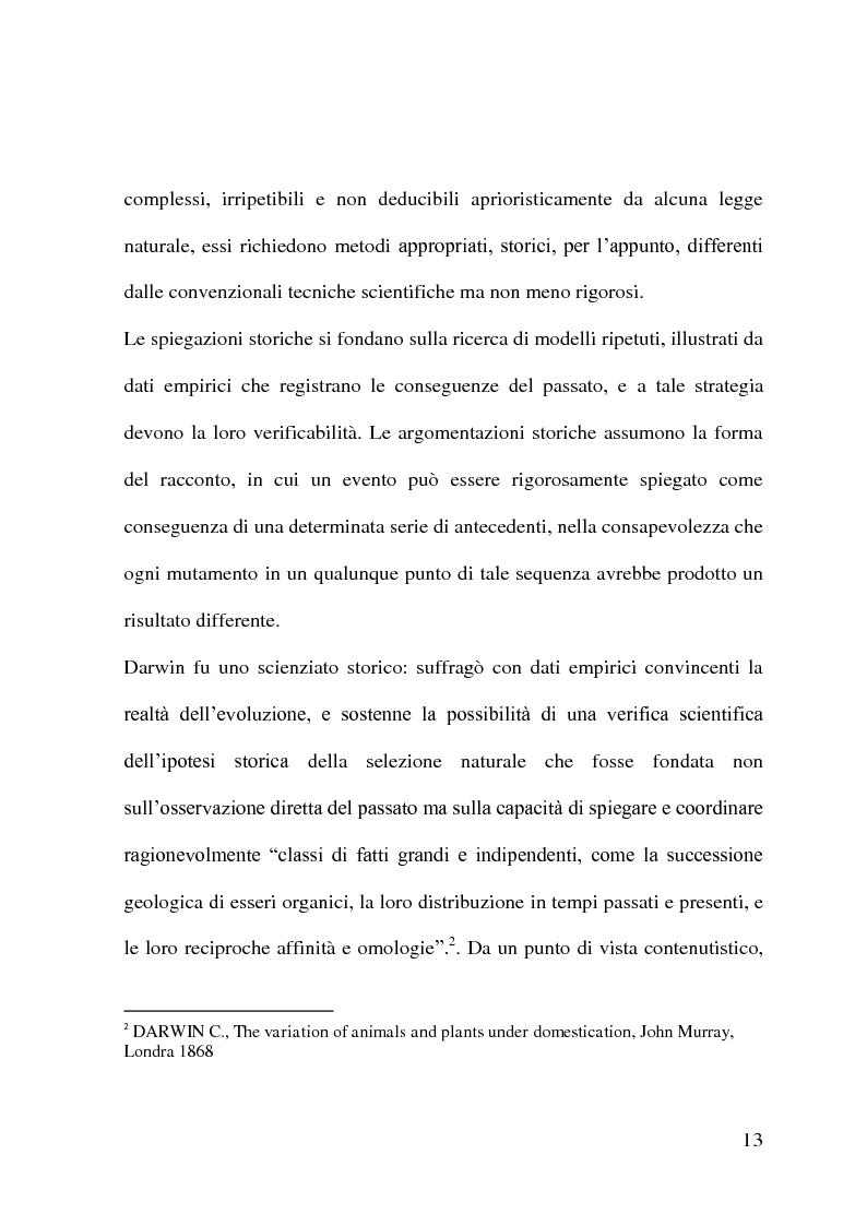Anteprima della tesi: Evoluzionismo Vs Creazionismo, Pagina 5