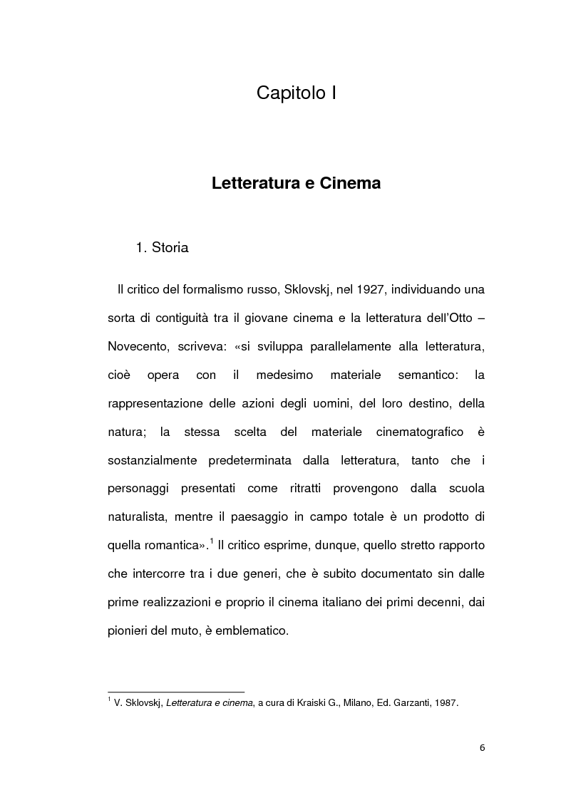 Anteprima della tesi: La letteratura va al cinema: Il Gattopardo e i Vicerè, Pagina 4