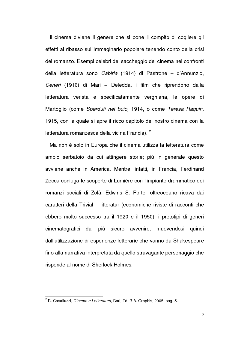 Anteprima della tesi: La letteratura va al cinema: Il Gattopardo e i Vicerè, Pagina 5