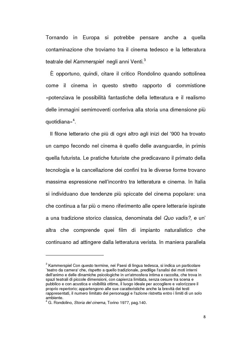 Anteprima della tesi: La letteratura va al cinema: Il Gattopardo e i Vicerè, Pagina 6
