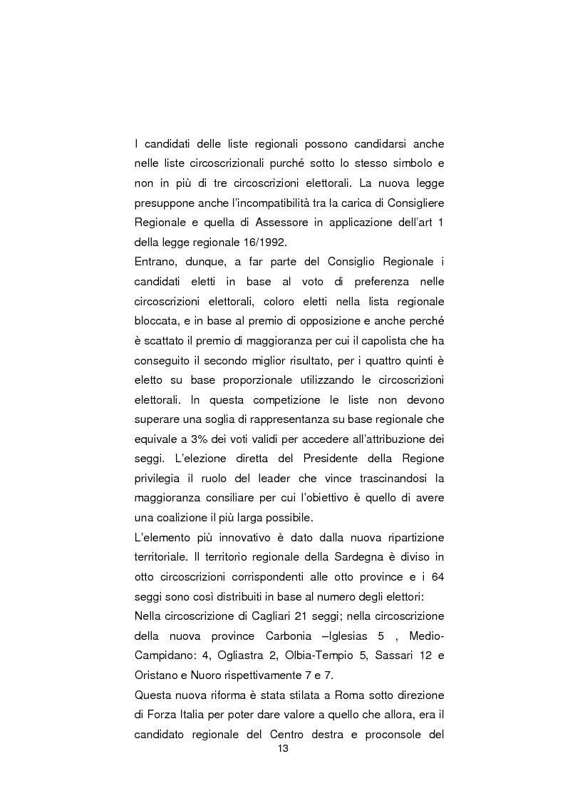 Anteprima della tesi: Regionali in Sardegna 2009: il diverso modo di propagandare dei vari partiti, Pagina 11