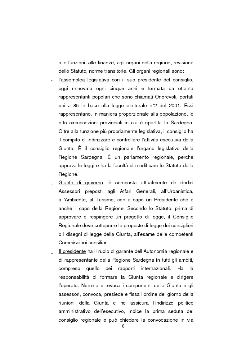 Anteprima della tesi: Regionali in Sardegna 2009: il diverso modo di propagandare dei vari partiti, Pagina 4