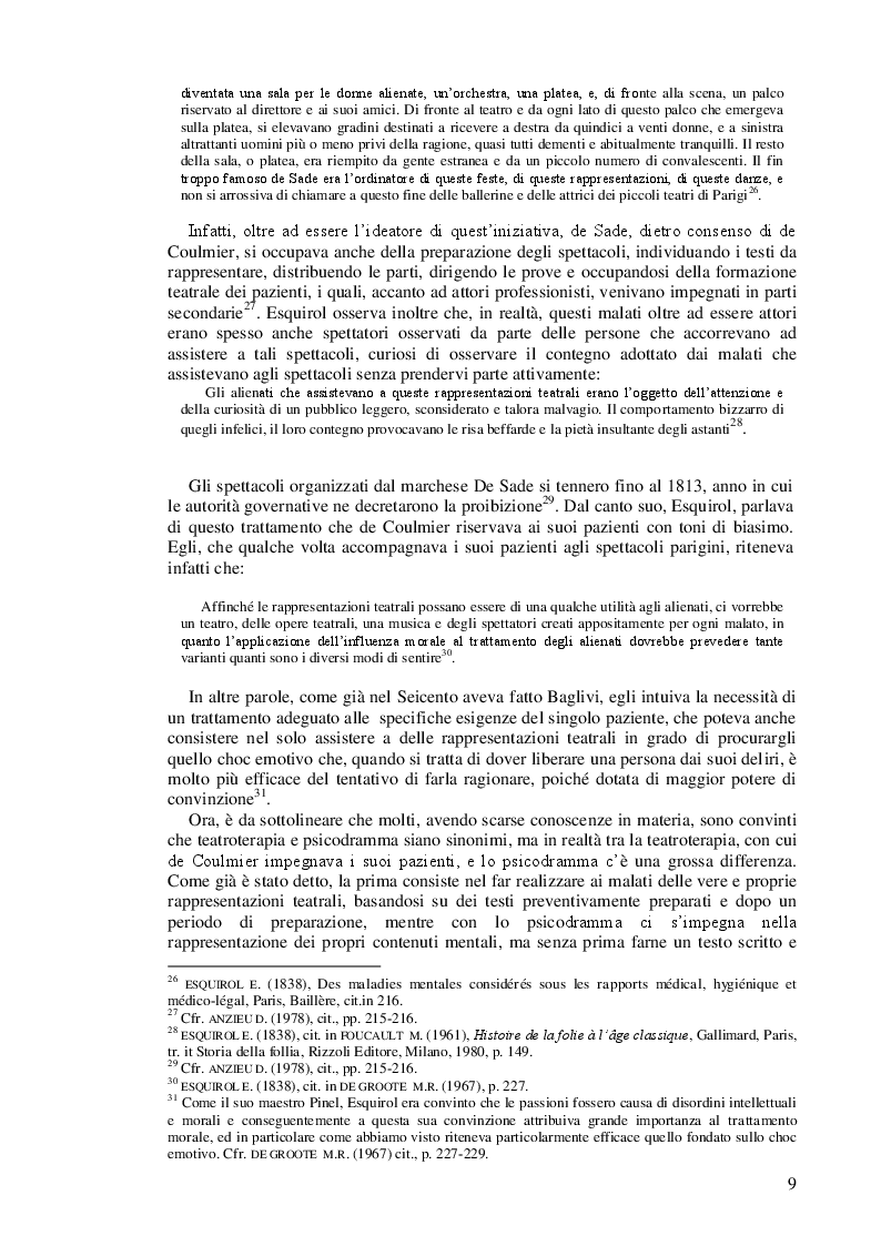 Anteprima della tesi: Lo psicodramma classico: esercizio di creatività e di incontro con l'altro per la crescita personale, Pagina 9