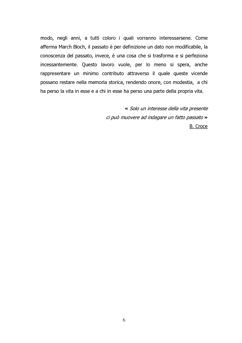 Anteprima della tesi: Analisi storico-sociologica-giornalistica delle stragi e dei disastri (i casi italiani del 1980: Ustica, Bologna, Irpinia), Pagina 6
