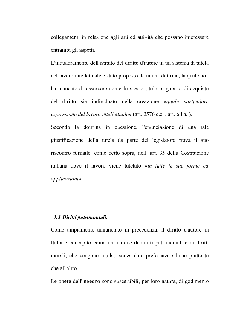 Anteprima della tesi: La tutela delle opere fotografiche, Pagina 10