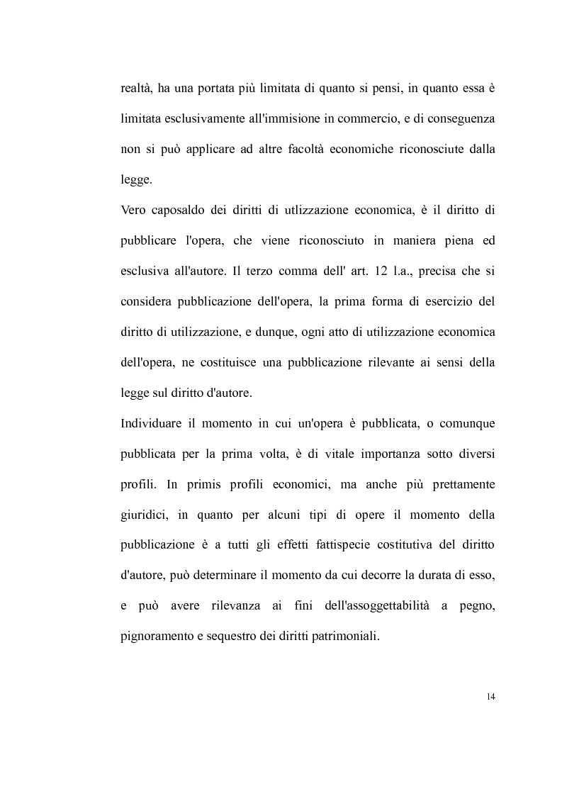 Anteprima della tesi: La tutela delle opere fotografiche, Pagina 13