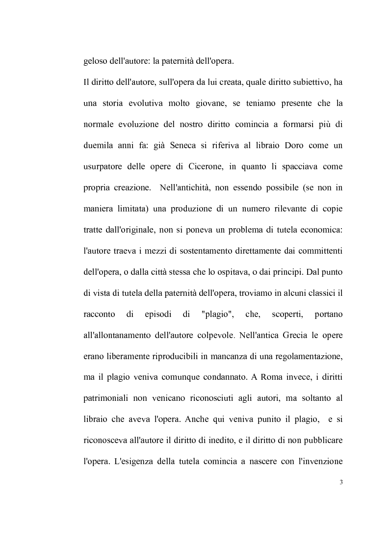 Anteprima della tesi: La tutela delle opere fotografiche, Pagina 2