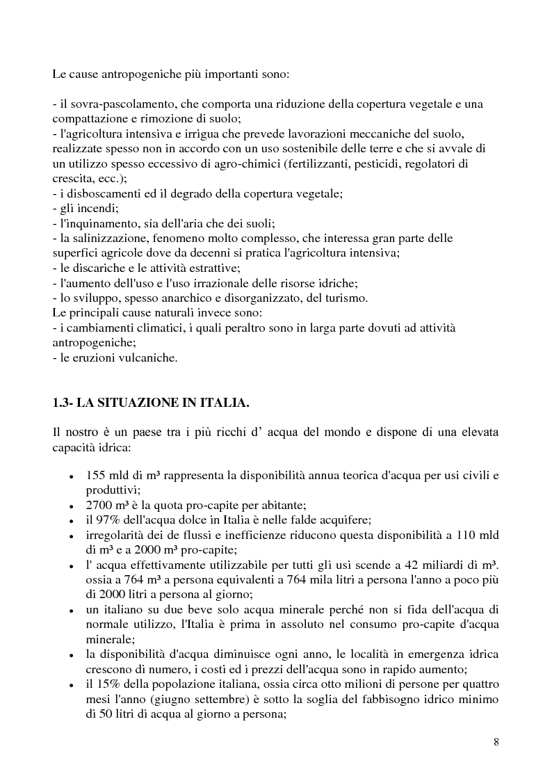 Anteprima della tesi: Impianti di depurazione di acque reflue urbane di tipo biologico: modifiche ed ottimizzazioni apportabili, Pagina 3