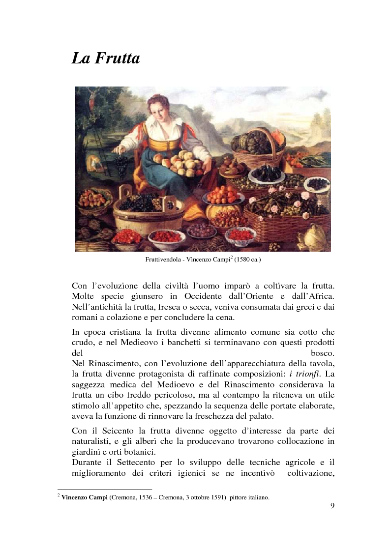 Anteprima della tesi: Il cibo nell'arte, proposta di mostra ''Mangia la Mela'', Pagina 7