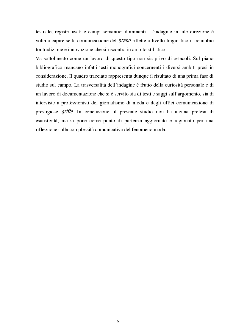 Anteprima della tesi: Linguaggi di sartorialità. La comunicazione di Pret-à-Porter e Haute Couture in Federico Sangalli, Pagina 3