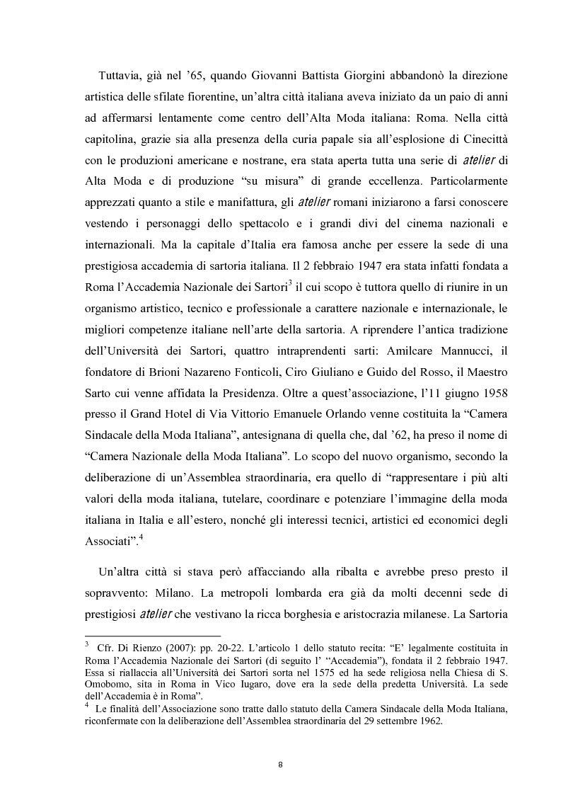 Anteprima della tesi: Linguaggi di sartorialità. La comunicazione di Pret-à-Porter e Haute Couture in Federico Sangalli, Pagina 6