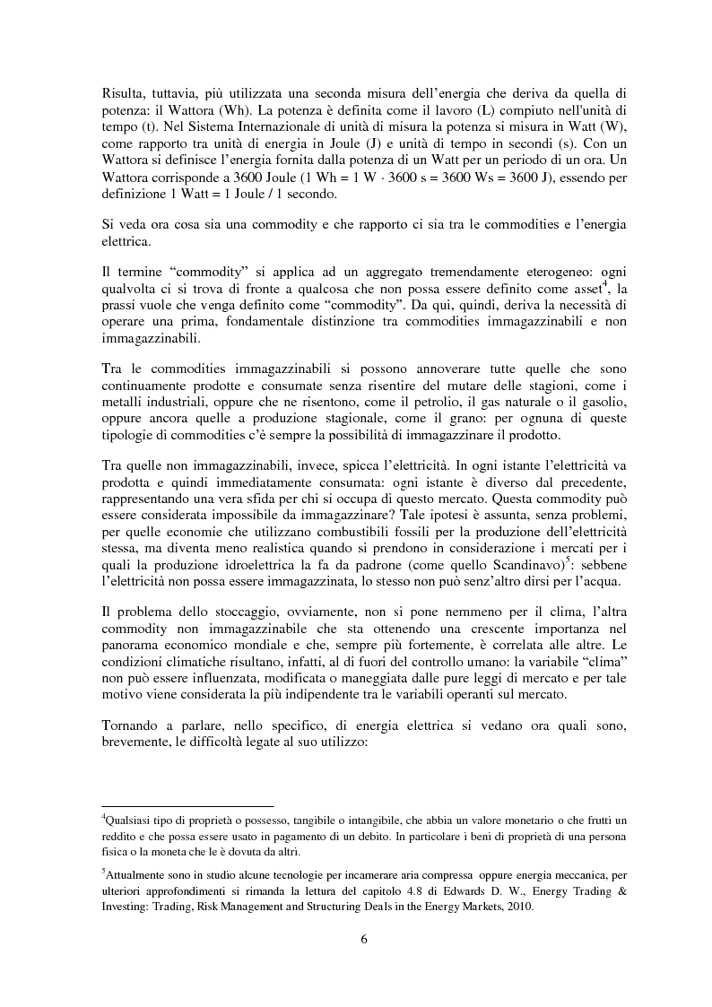 Anteprima della tesi: La gestione del rischio nel mercato elettrico, Pagina 5
