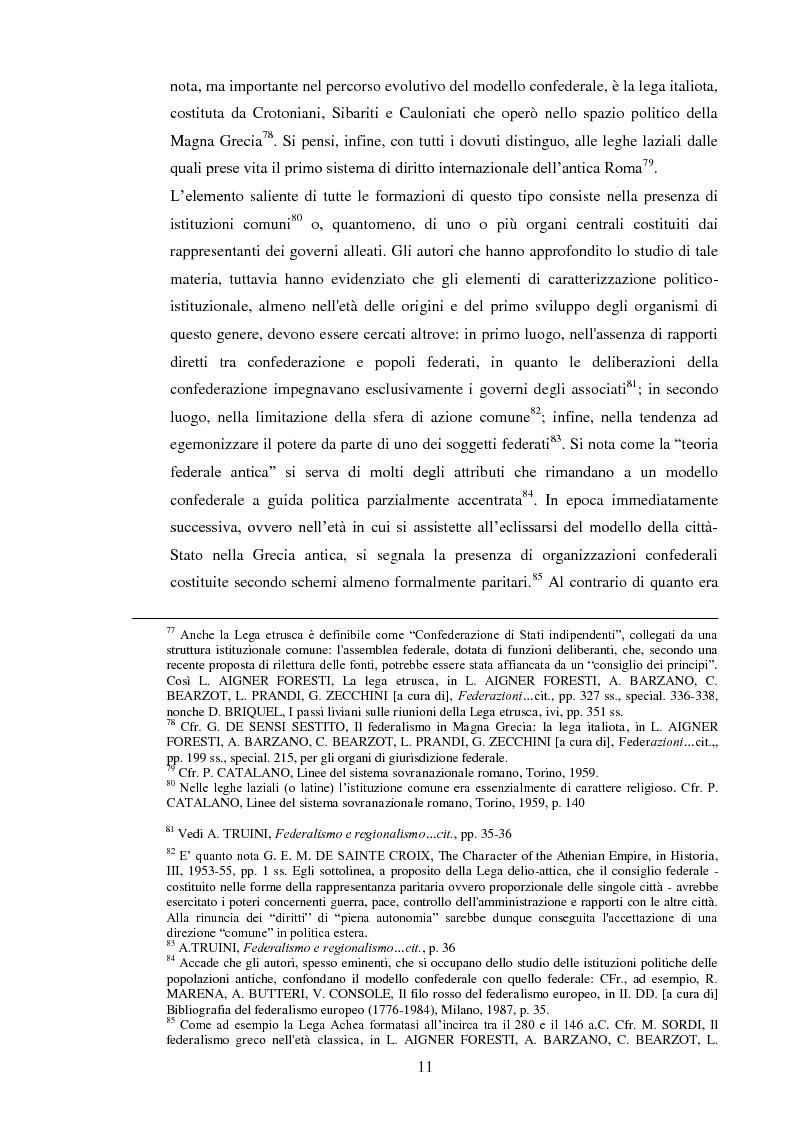 Anteprima della tesi: Regionalismo e federalismo in Italia e in Germania. Due modelli a confronto e profili di cooperazione transfrontaliera., Pagina 11