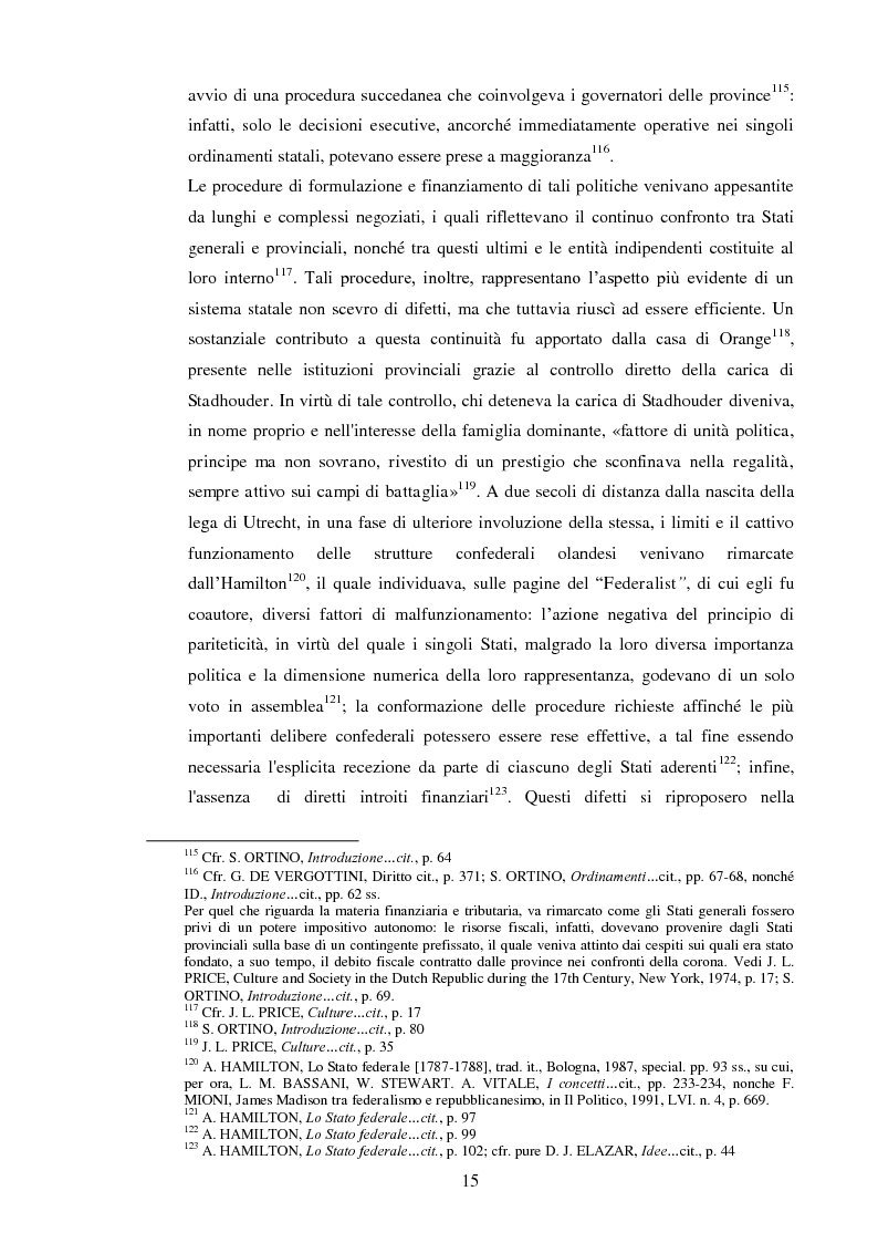 Anteprima della tesi: Regionalismo e federalismo in Italia e in Germania. Due modelli a confronto e profili di cooperazione transfrontaliera., Pagina 15