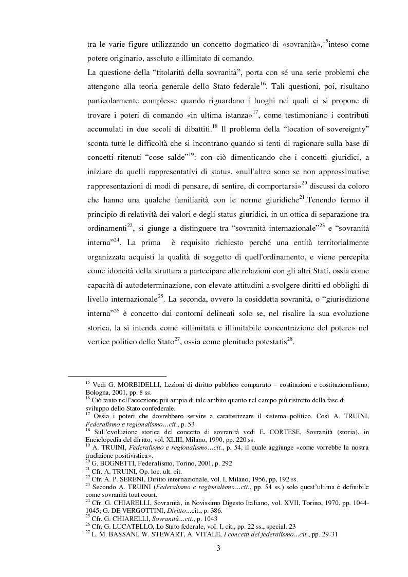 Anteprima della tesi: Regionalismo e federalismo in Italia e in Germania. Due modelli a confronto e profili di cooperazione transfrontaliera., Pagina 3