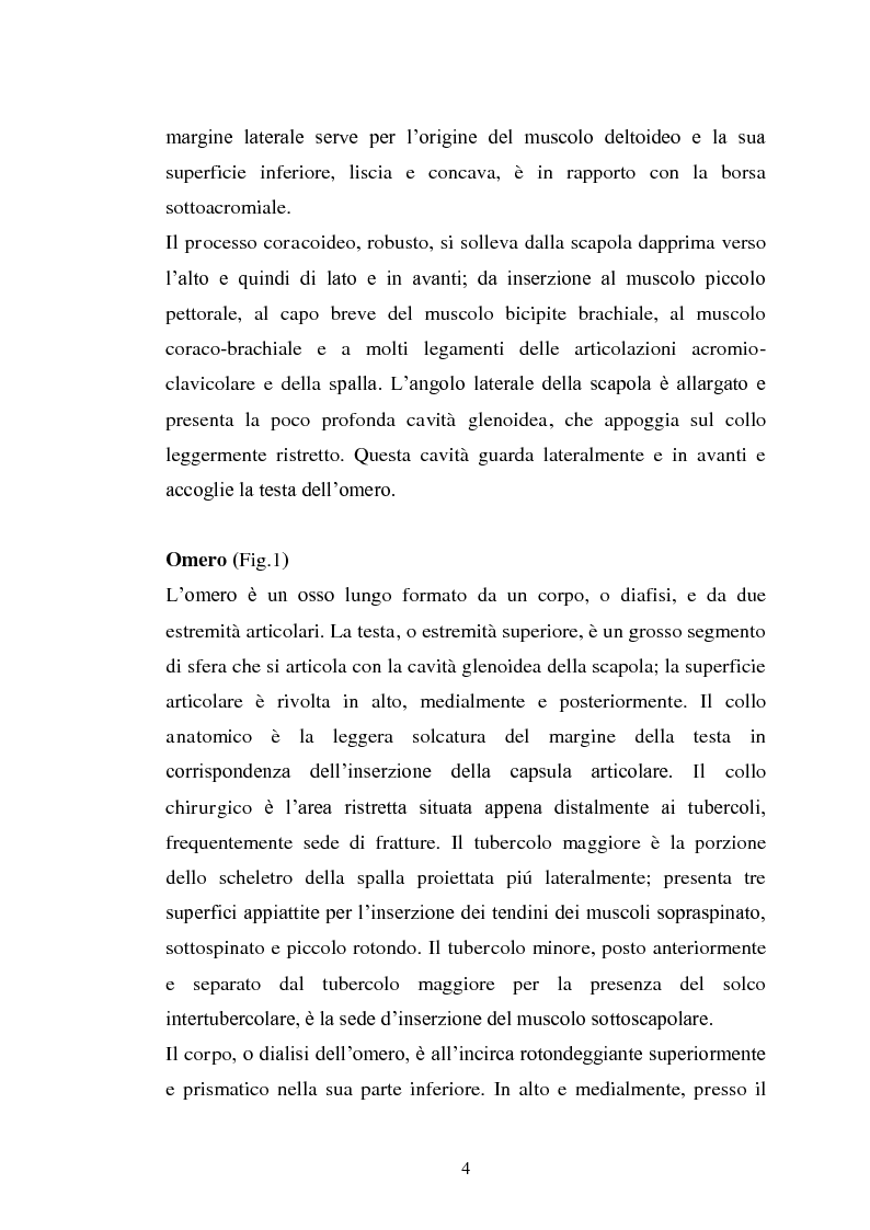 Anteprima della tesi: Trattamento fisico-strumentale e cinesiterapico della sindrome da impingement, Pagina 4