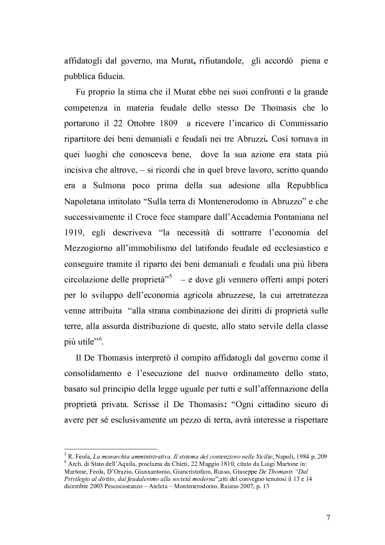 Anteprima della tesi: Giuseppe de Thomasis e le istituzioni dello Stato Meridionale, Pagina 5