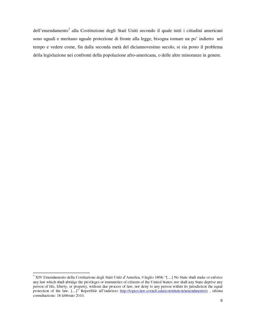 Anteprima della tesi: Un'esperienza di integrazione: Affirmative Action negli Stati Uniti d'America, Pagina 2