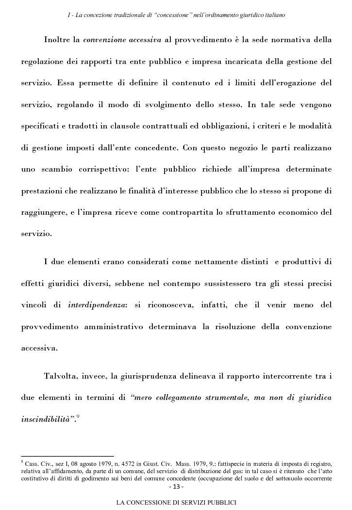 Anteprima della tesi: La concessione di servizi pubblici, Pagina 10
