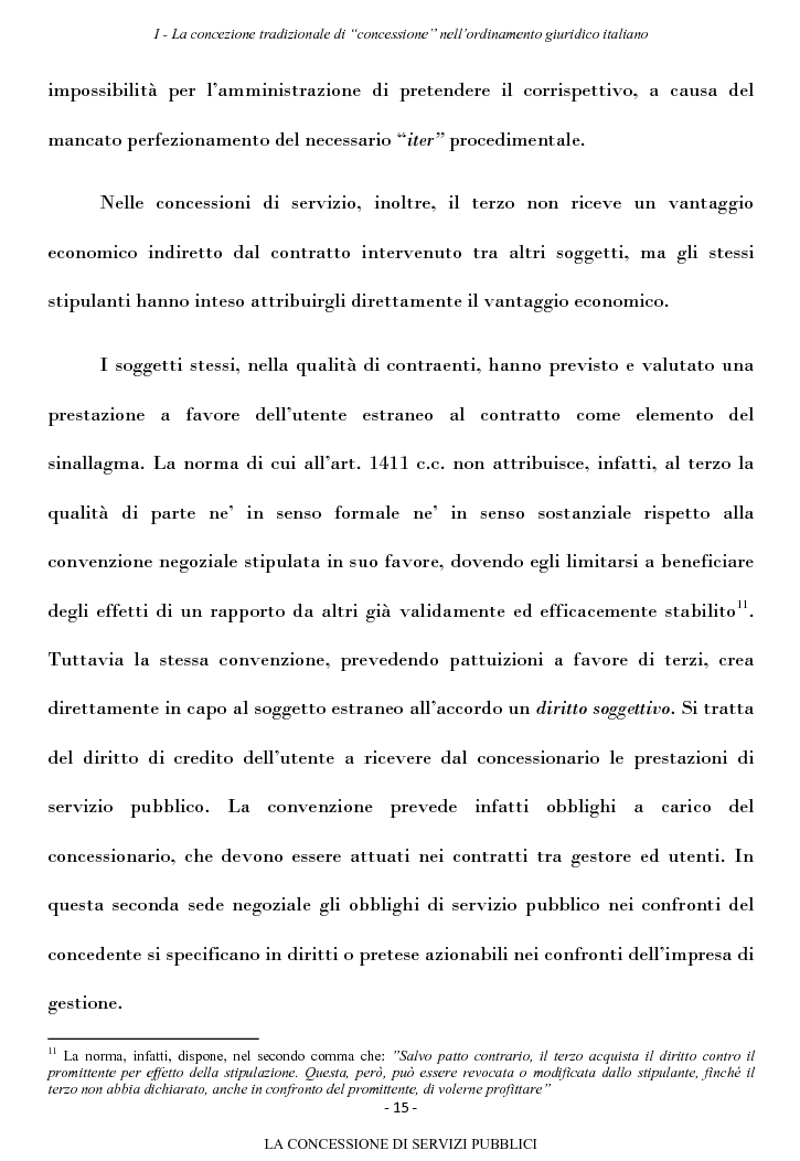 Anteprima della tesi: La concessione di servizi pubblici, Pagina 12