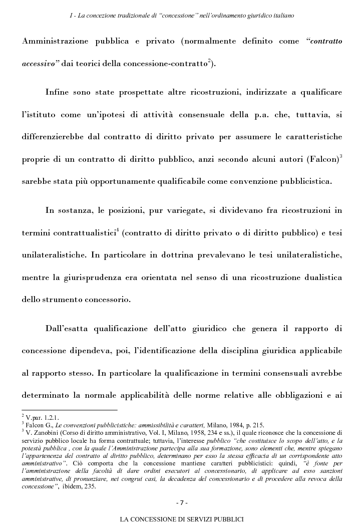 Anteprima della tesi: La concessione di servizi pubblici, Pagina 4