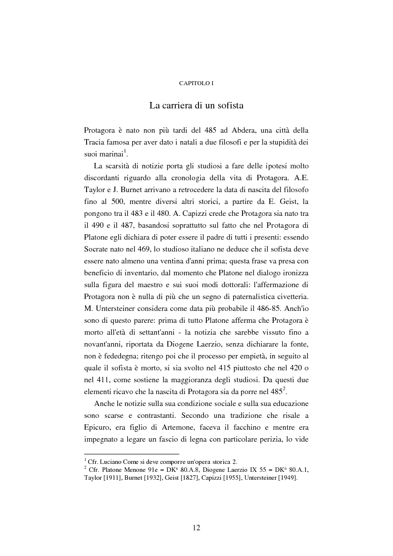 Anteprima della tesi: Il filosofo della polis. Democrazia e giustizia nel pensiero di Protagora., Pagina 10