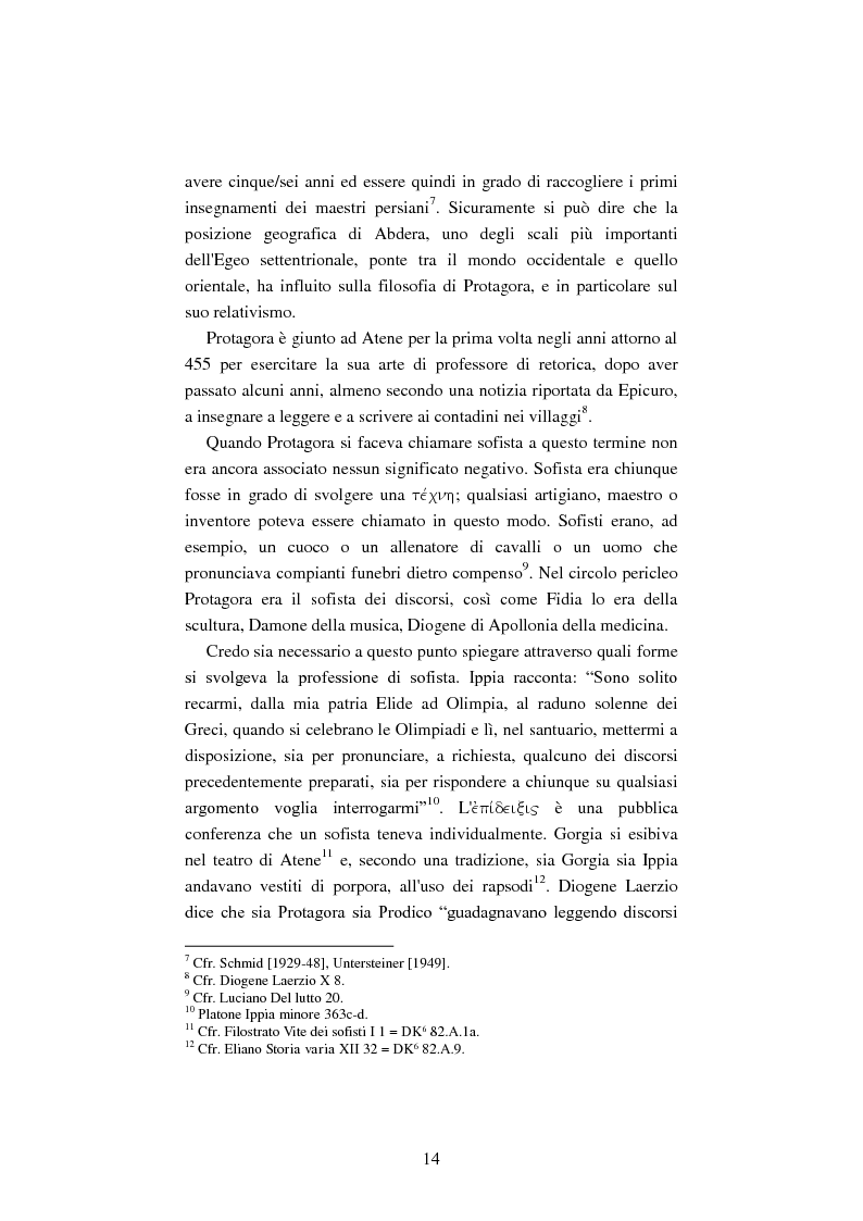 Anteprima della tesi: Il filosofo della polis. Democrazia e giustizia nel pensiero di Protagora., Pagina 12