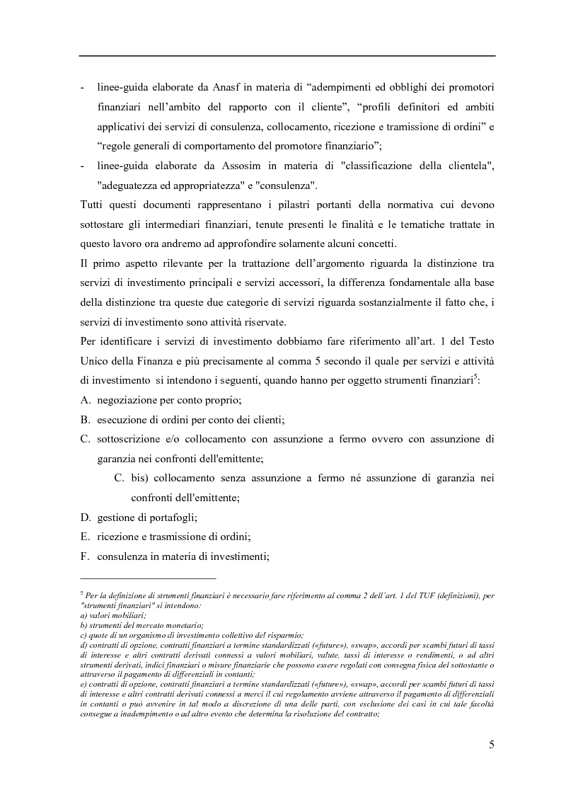 Anteprima della tesi: La consulenza finanziaria fee only, Pagina 4