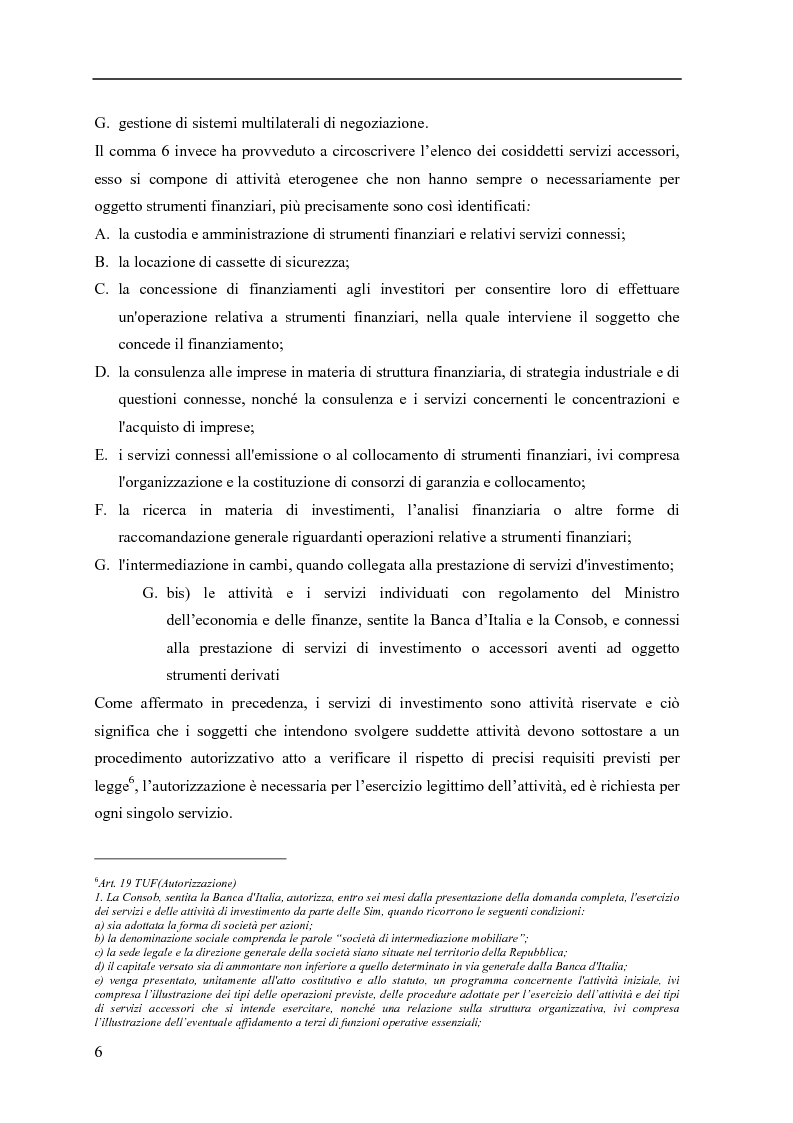 Anteprima della tesi: La consulenza finanziaria fee only, Pagina 5
