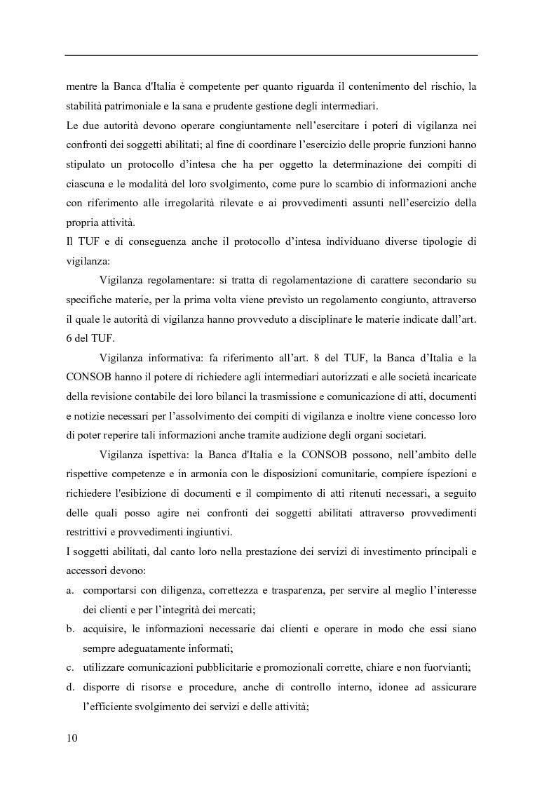 Anteprima della tesi: La consulenza finanziaria fee only, Pagina 9
