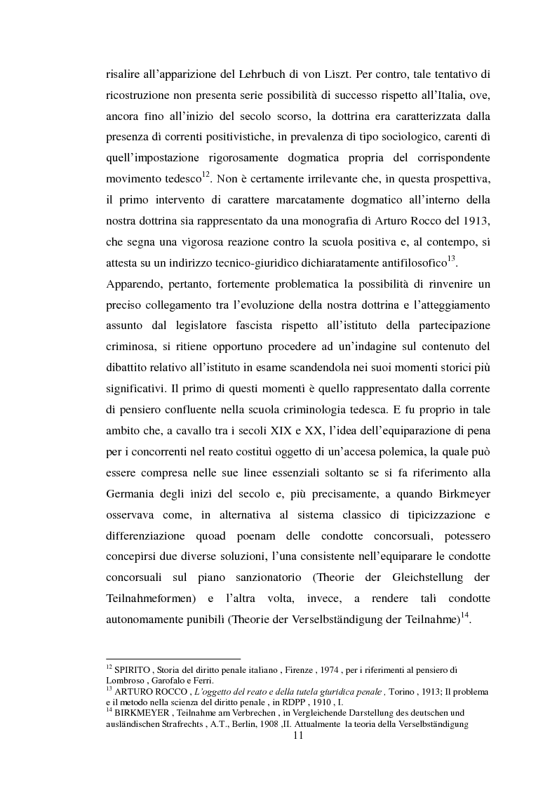 Anteprima della tesi: Il concorso eventuale di persone nel reato plurisoggettivo, Pagina 8