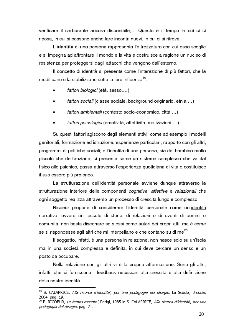 Anteprima della tesi: Bambini in cammino: erranza educativa e disagio in comunità per minori, Pagina 16