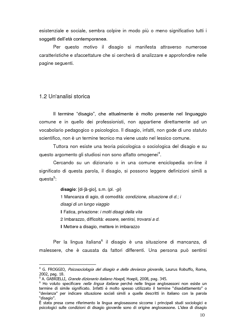 Anteprima della tesi: Bambini in cammino: erranza educativa e disagio in comunità per minori, Pagina 6