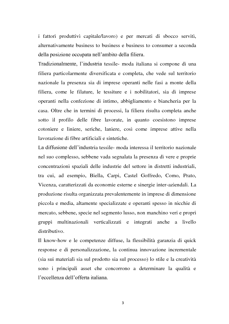 Anteprima della tesi: Le strategie di marketing delle imprese di moda. Tre casi a confronto: Gucci; Dolce & Gabbana; Mariella Burani., Pagina 2