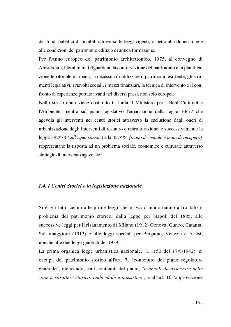 Anteprima della tesi: Pianificazione dei centri storici tra tradizione ed innovazione: una proposta per Capua, Pagina 12