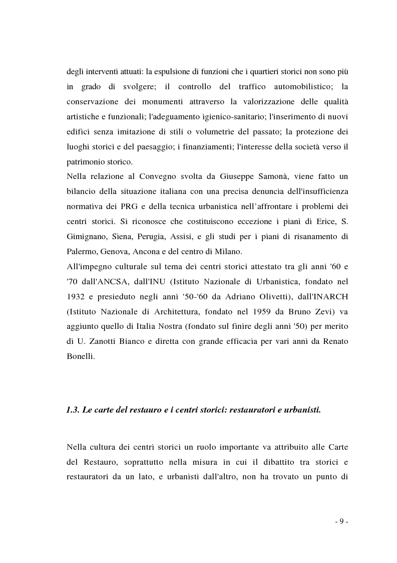 Anteprima della tesi: Pianificazione dei centri storici tra tradizione ed innovazione: una proposta per Capua, Pagina 5