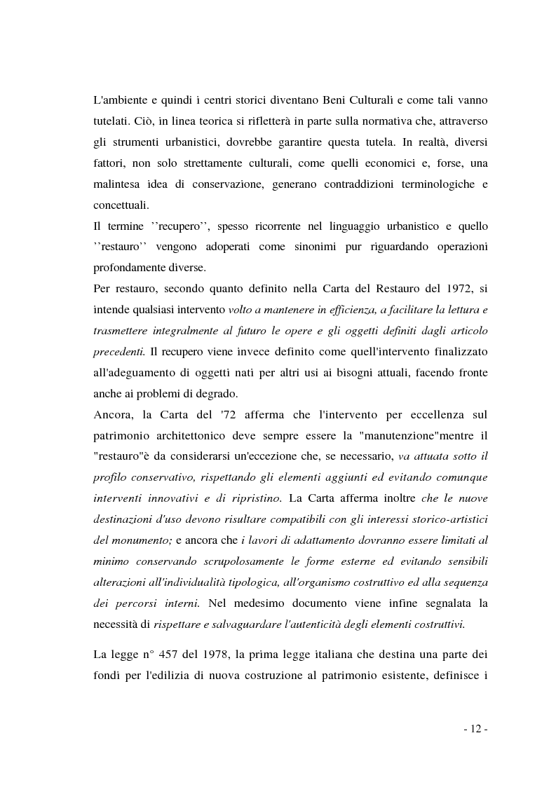 Anteprima della tesi: Pianificazione dei centri storici tra tradizione ed innovazione: una proposta per Capua, Pagina 8