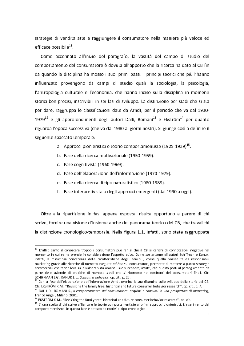 Anteprima della tesi: Modelli di Consumer Behavior per la determinazione dei fattori critici di successo nell'industria automobilistica: il caso Fiat 500, Pagina 10