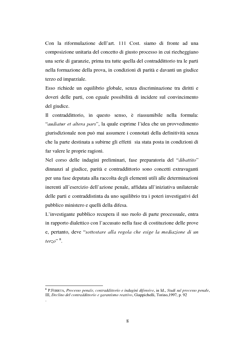 Anteprima della tesi: I poteri probatori del giudice, Pagina 8
