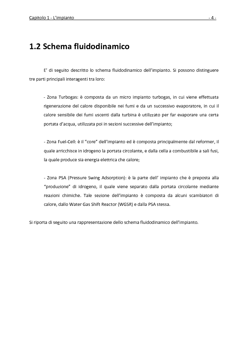 Anteprima della tesi: Ottimizzazione dei recuperi termici in un impianto con cella a combustibile a carbonati fusi tramite la tecnica della pinch analysis, Pagina 5