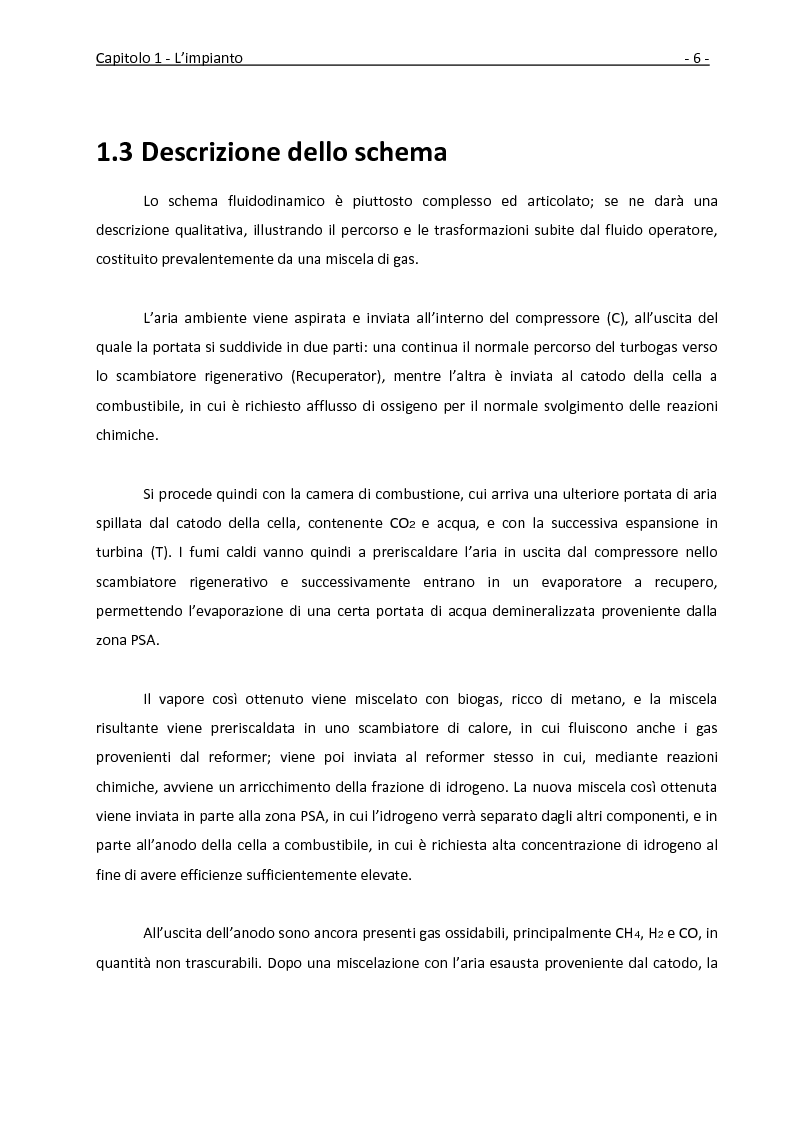Anteprima della tesi: Ottimizzazione dei recuperi termici in un impianto con cella a combustibile a carbonati fusi tramite la tecnica della pinch analysis, Pagina 7