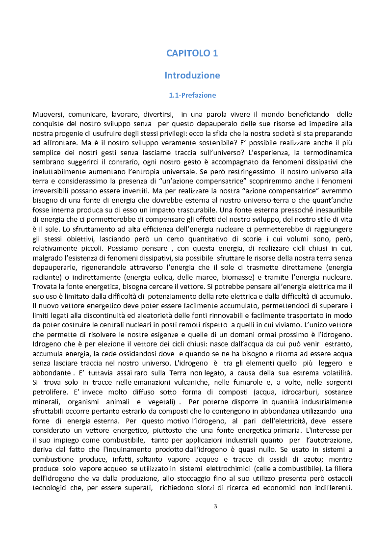 Anteprima della tesi: Ingegnerizzazione di uno nuovo ciclo di scissione termochimica dell'acqua, Pagina 3